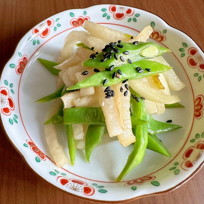 大根といんげんのきんぴら風。.❁.。